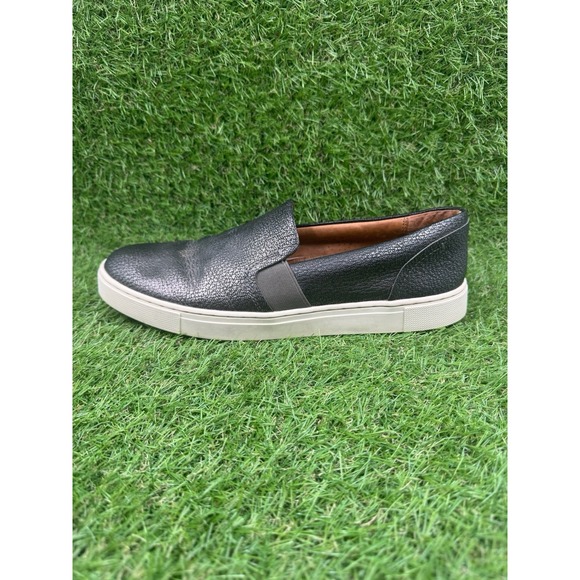 Frye Dylan Pewter Gray Leather Loafers Womens Size 9 M Slip On Flats Sneakers - Picture 1 of 10